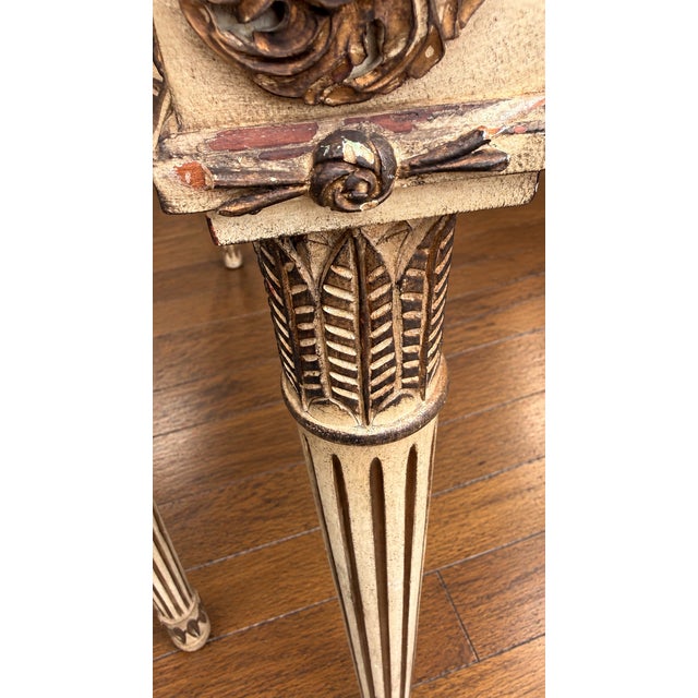 1990s e.j. Victor Attributed Newport Historic Collection Neoclassical Gilt Dining Table For Sale - Image 17 of 17