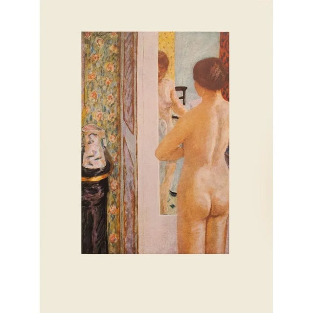 1947 After Pierre Bonnard "La Toilette", First Edition Period Parisian Offset Lithograph For Sale In Dallas - Image 6 of 7