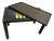 Mid 20th Century Faux Snakeskin Game Table with Removable Top For Sale