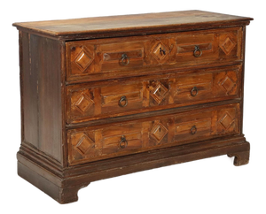 Baroque Chest of Drawers in Walnut
