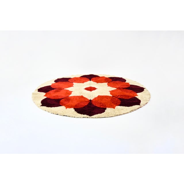 Patterned Rug from Hojer Eksport Wilton, 1970s For Sale - Image 6 of 6