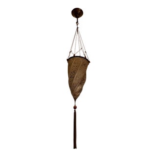 Fortuny Glass Pendant Light For Sale