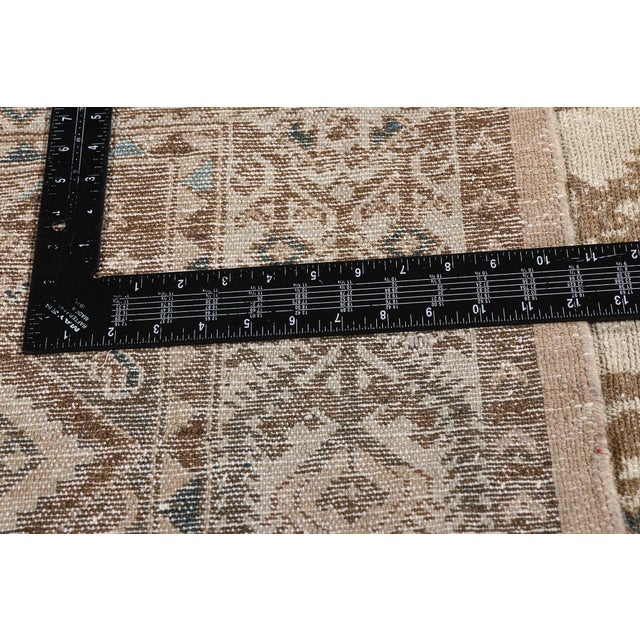 Textile Antique Persian Malayer Rug, 10'09 X 12'02 For Sale - Image 7 of 10