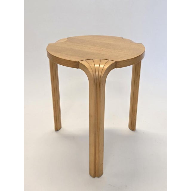 Vintage Stool X600 by Alvar Aalto for Artek, Finland, 1960s For Sale - Image 9 of 9
