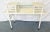 Mid-Century Modern Raised Shelf Vanity/ Desk With Brass Feet For Sale In West Palm - Image 6 of 12