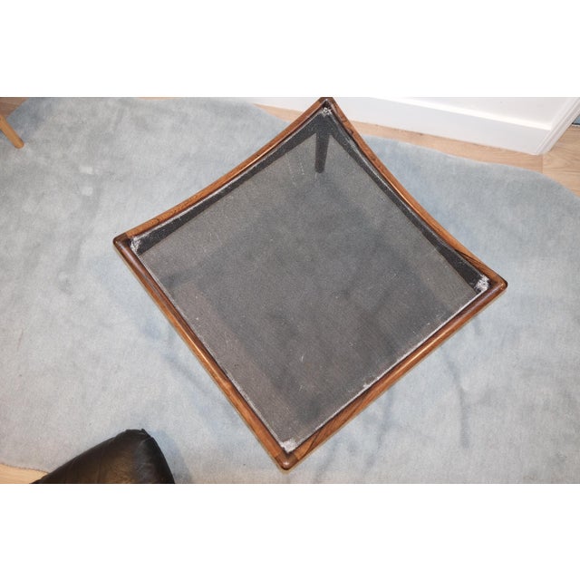 A sculptural Danish Modern “Modus” ottoman attributed to Kristian Vedel for Søren Willadsen Møbelfabrik, Denmark, circa...