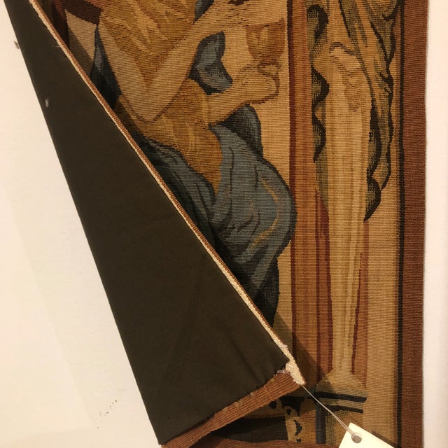 1990s 1990s Vintage Handwoven Wool Tapestry For Sale - Image 5 of 8