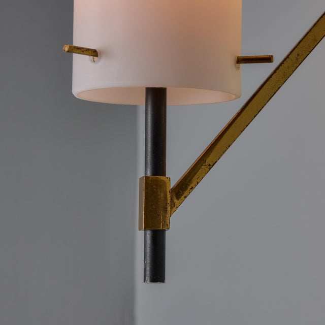 1970s Sculptural Glass and Brass Sconces Attributed to Ignazio Gardella - a Pair For Sale - Image 13 of 17