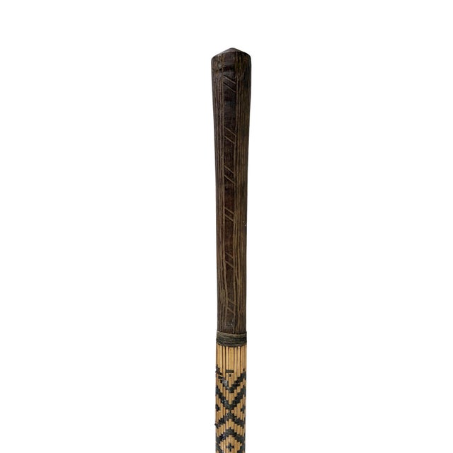 Wood From a Private Collection Vintage Woden Ceremonial Karaja People Otote Mace 29" H For Sale - Image 7 of 8