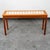 Functional and handsome rectangular console or entry / hallway table in teak and ceramic tile. The grain and wood looks...