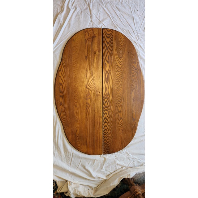 1920s Victorian Golden Tiger Oak Curio Curved 3 Bow Front For Sale - Image 18 of 18