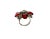 Mid-Century Modern Vintage Ring Silver Tone With Unique Flower Shape Size 12 Resizable For Sale - Image 3 of 6