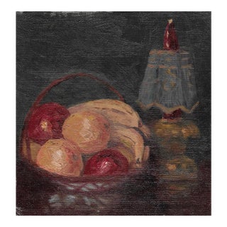 1920s Fruit Still Life Painting For Sale