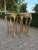 French 1970s Artisan Louis XVI Gold Beech Marble Tables-Pair For Sale - Image 3 of 18