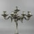 Empire Style Silver-Plated Bronze 6-Light Candelabras, 20th Century, Set of 2 For Sale - Image 5 of 15