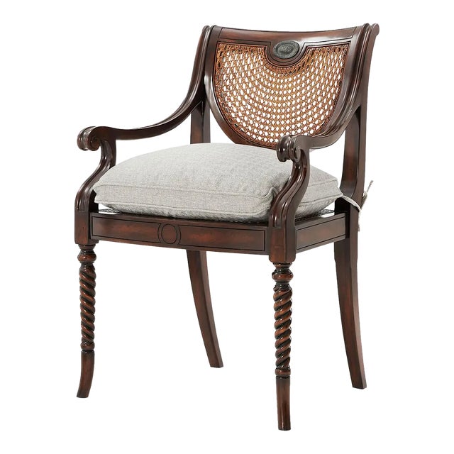 Regency Mahogany Armchair For Sale