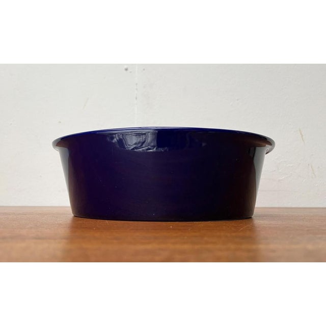 Vintage German Dark Blue Lukull Ceramic Bowl from Schönwald For Sale - Image 14 of 15