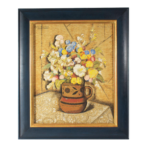 “Flores” Serigraph Print by Alfredo Ramon Martinez