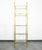 Mid Century Modern Display Cabinet Etagere Compact Brass Glass Shelving Unit For Sale - Image 12 of 12