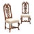 Pair Baroque Carved Walnut Side Chairs For Sale