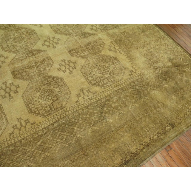 Early 20th Century Large Ersari Rug - 11'1" x 14'1" For Sale In New York - Image 6 of 10