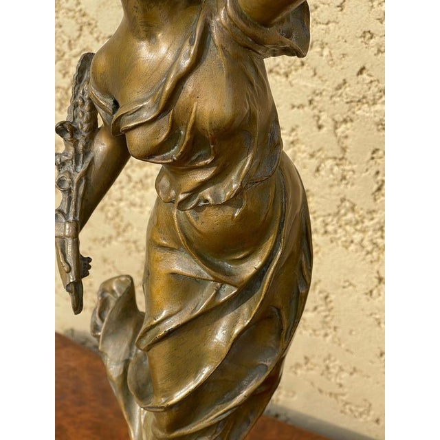 The Lightning and Coup De Vent Statuettes from Lejeune, Set of 2 For Sale - Image 5 of 16