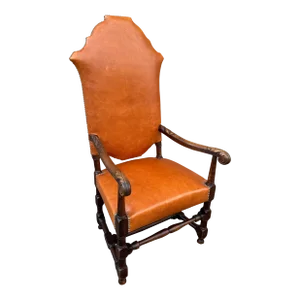 19th Century French Throne Chair