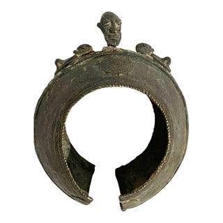 Bronze Currency Bracelet Gan Burkina Faso with Ancestors For Sale