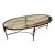 Vintage Heavy Hand Forged Metal and Glass Coffee Table in the Style of Dennis and Leen For Sale