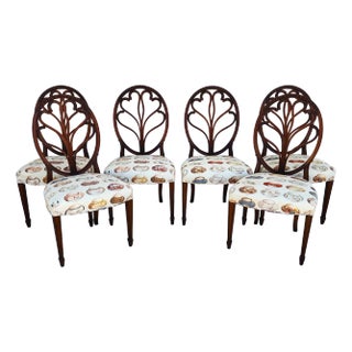 Patrick Frey Georgian Sweetheart Dining Chairs For Sale