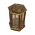 Chinoiserie Decorated Black and Gold Vitrine Side Table For Sale - Image 13 of 13