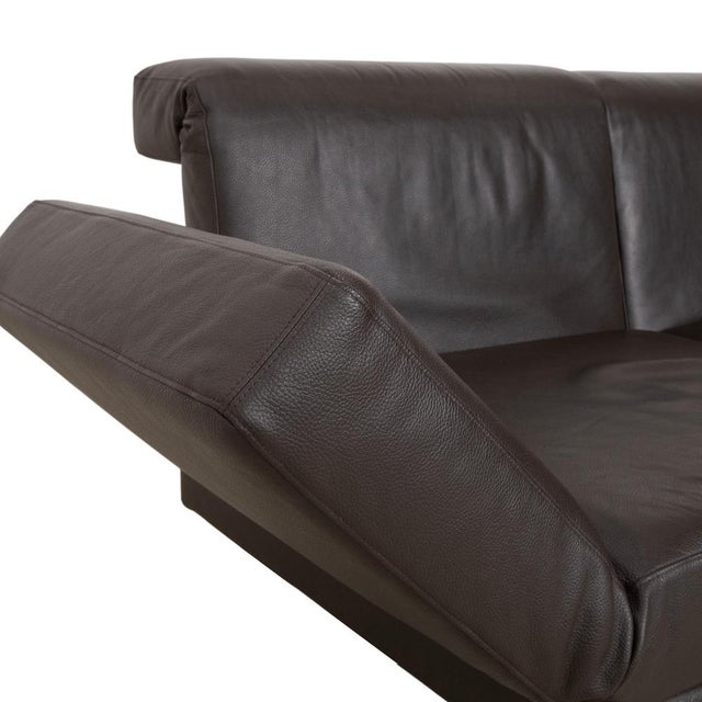 Moule Leather Corner Sofa from Brühl For Sale - Image 9 of 17