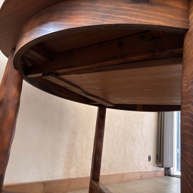 Wooden Extendable Dining Table and Chairs, Set of 9 For Sale - Image 12 of 14