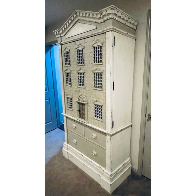 Children's Rh Restoration Hardware DollHouse Cabinet For Sale - Image 3 of 3