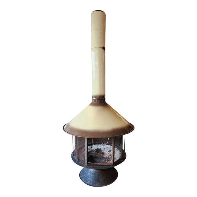 Mid-Century Malm Imperial Carousel Cone Fireplace For Sale