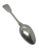 Antique French Christofle “Chinon” Glossy Silver Plate European Place Oval Soup Spoon With Monogram For Sale In Washington DC - Image 6 of 13