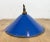 Industrial Blue Enamel Factory Pendant Lamp, 1950s For Sale - Image 11 of 18