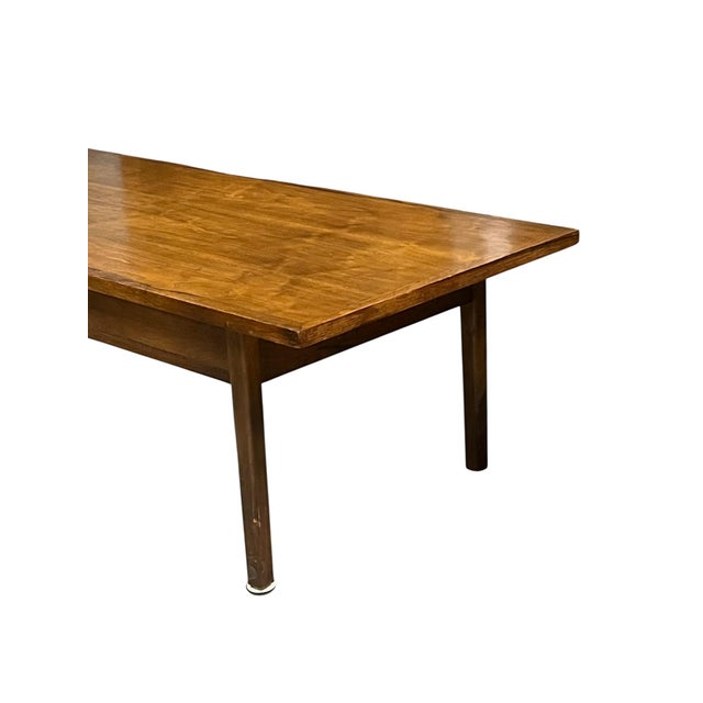 Wood Mid-Century Dark Walnut Coffee Table For Sale - Image 7 of 11