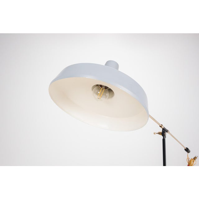 Mid-Century Counterbalance Floor Lamp from Boulanger, Belgium, 1960s For Sale - Image 4 of 14