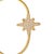 Metal North Star Sparkle Gold Vermeil Unique Ear Cuff For Sale - Image 7 of 8
