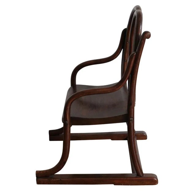 Boho Chic Children's Chair from Thonet, 1910s For Sale - Image 3 of 11