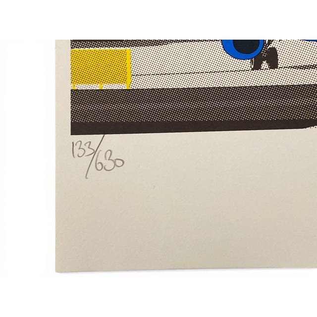 Early 21st Century Gerry Buxton, London City Airport, 2016, Signed Limited Edition Screenprint For Sale - Image 5 of 18