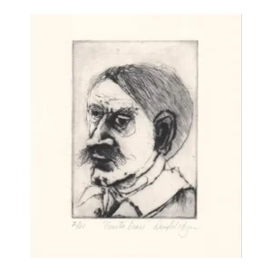 David Moyer Portrait Etching