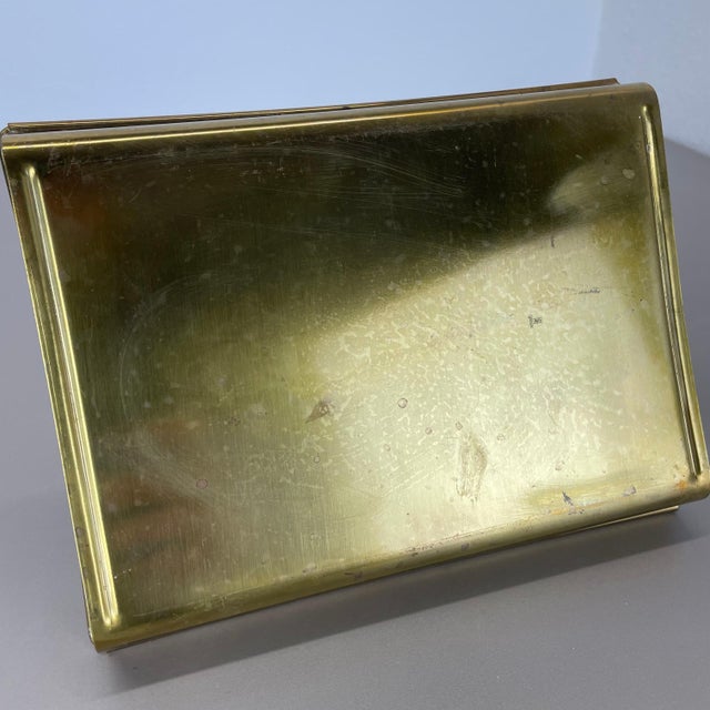 Vintage German Tiki Brass and Bamboo Tray from Grasoli, 1950s For Sale - Image 16 of 18