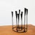 Mid-Century Brutalist String Style Metal Candleholder For Sale - Image 11 of 18
