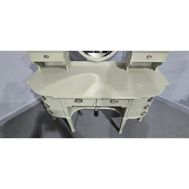Green Painted Dressing Table, 1900 For Sale - Image 8 of 16