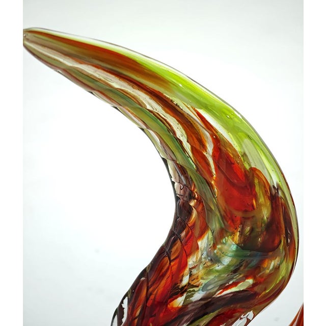 Mid-Century Modern Murano Glass Sculpture Rooster, Italy, 1960s For Sale - Image 10 of 18
