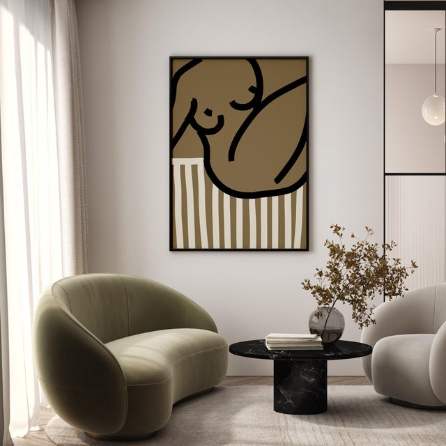 2020s Contemporary Female Drawing Giclee Print For Sale - Image 5 of 5