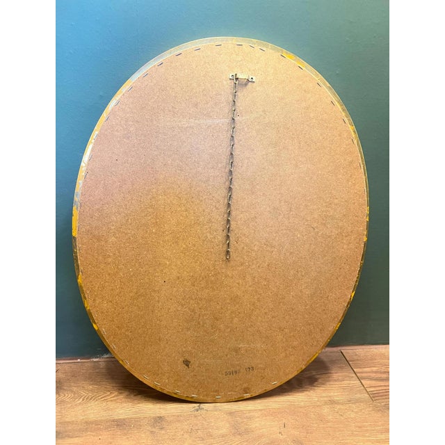 Mirror with Gilt Wood Frame, 1970s For Sale - Image 4 of 8