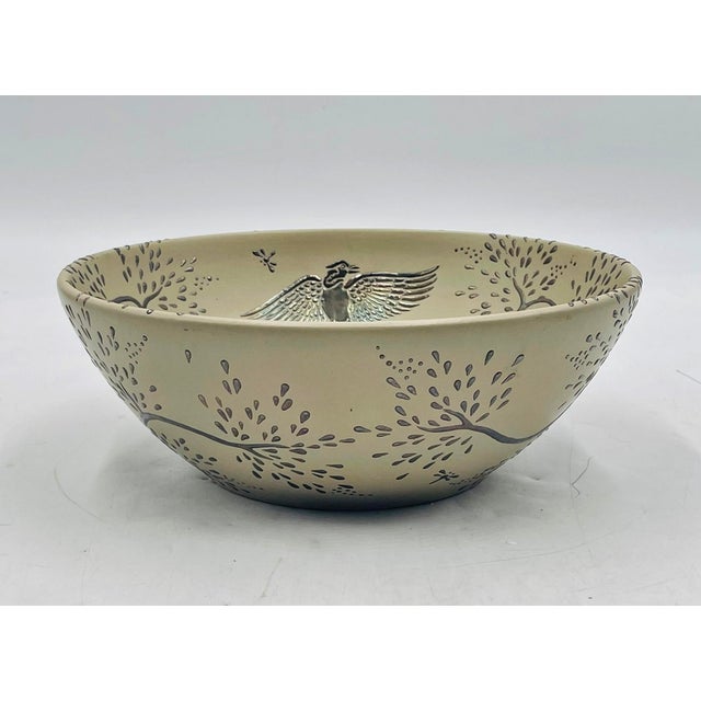 2000 - 2009 Emilia Castillo Porcelain & Pure Silver Bowl, Signed & Dated For Sale - Image 5 of 13